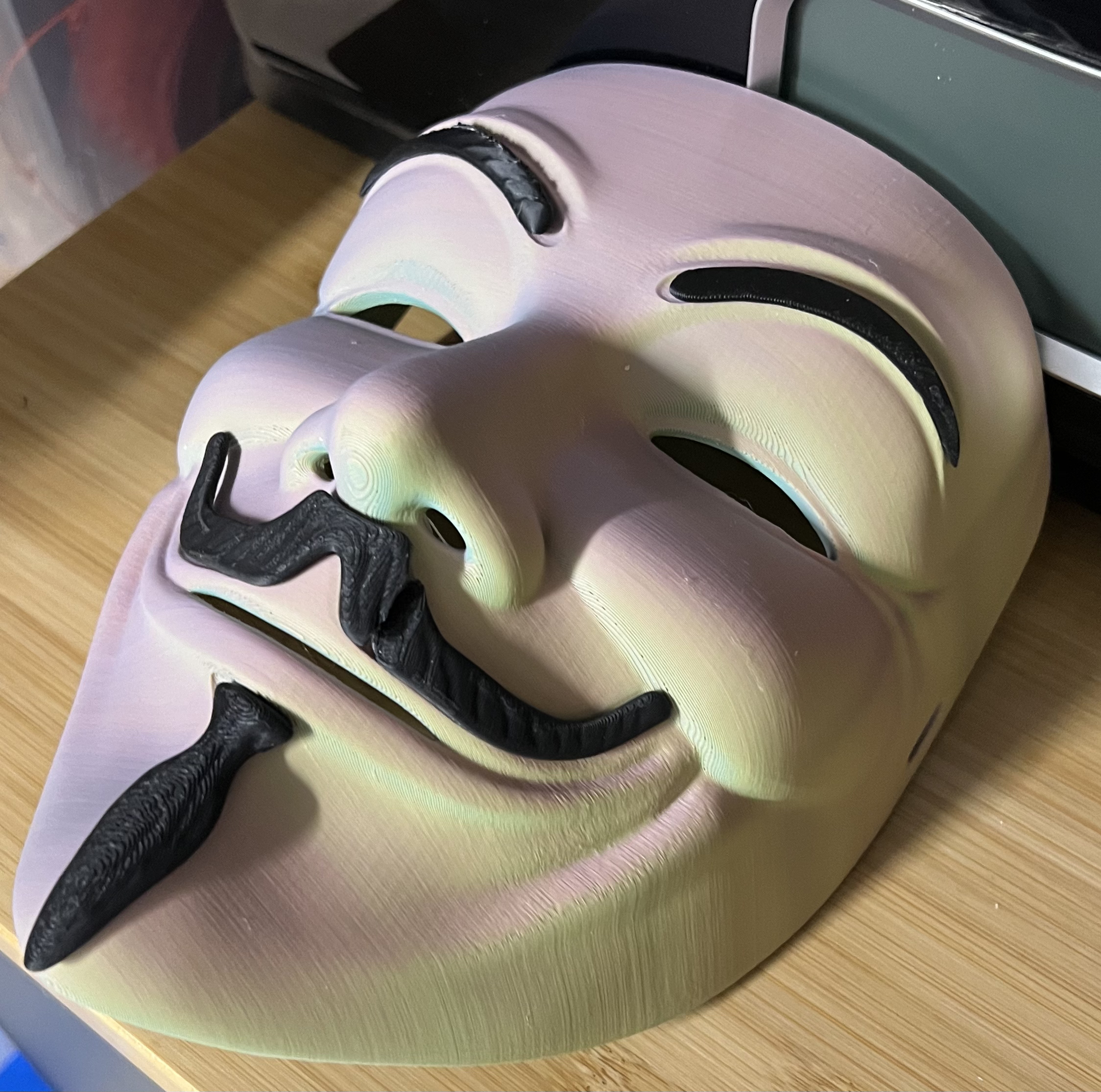 V for Vendetta Mask by Eagle_92 MakerWorld: Download Free 3D