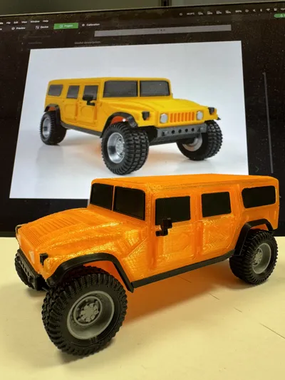 HUMMER H1 (HUMVEE) - model kit - scale 1:24 by soarpix MakerWorld ...