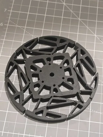 PaTS wheel (compliant mechanism for obstacles) Remixed by Redev22 ...