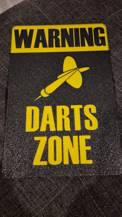 Targa da parete in metallo con scritta Caution Fart Zone, con scritta in lingua inglese (lingua italiana non garantita