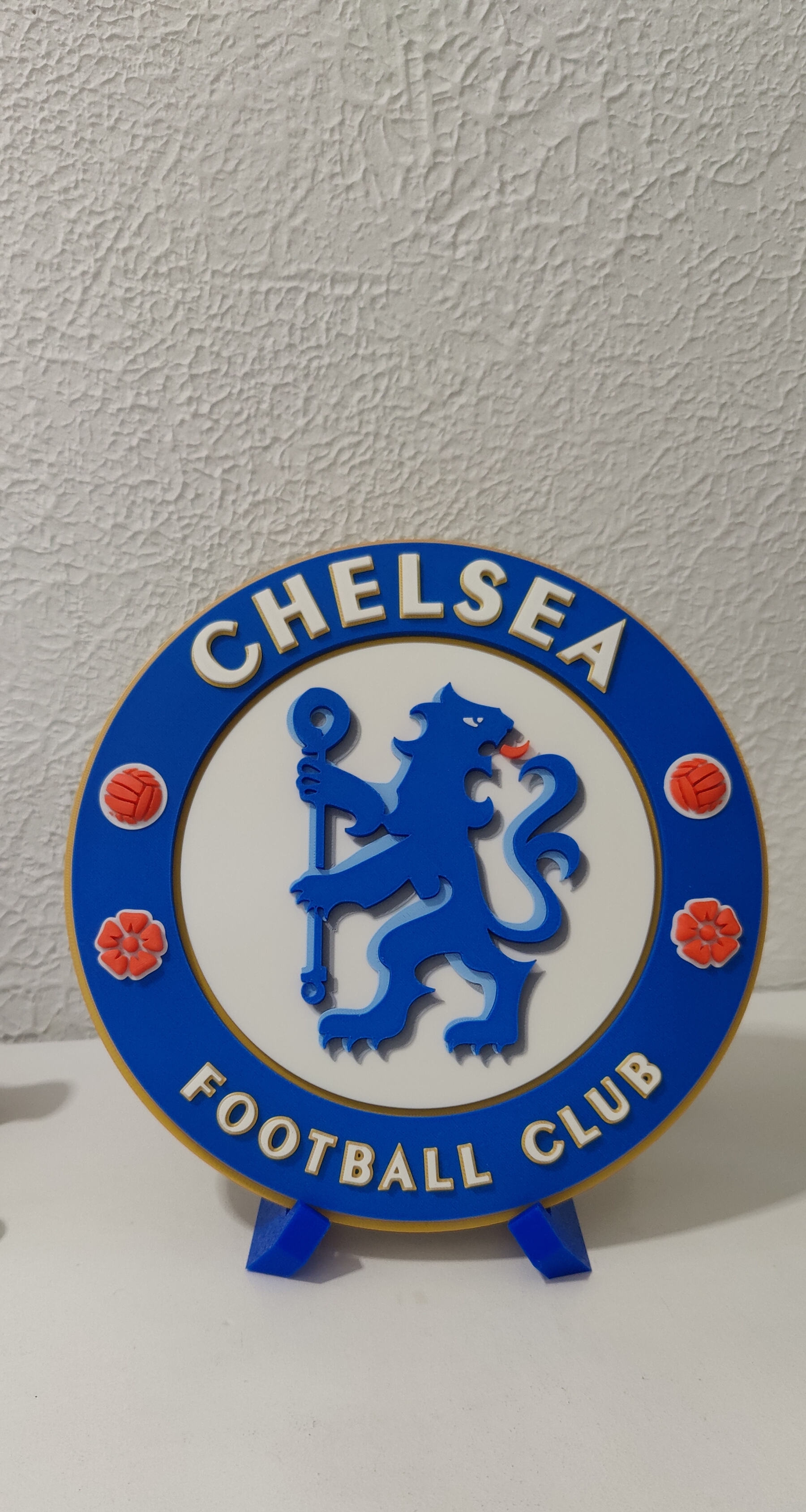 Calamita 3D Da Frigo Chelsea FC | Ufficiale In Gomma | Dimensioni 7cm X 4cm Con Cartoncino
