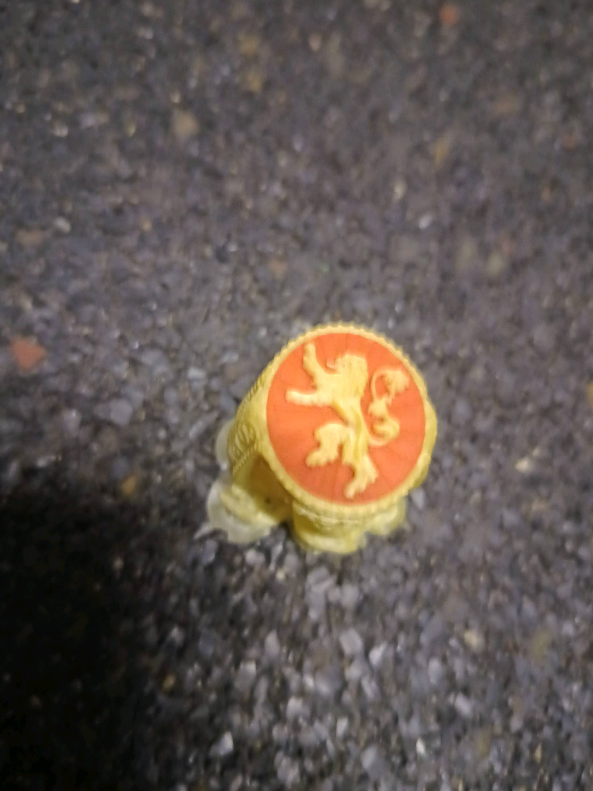 Anillo de sello Lannister - Juego de Tronos - Modelo de impresión