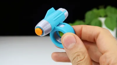 Finger Rocker Car Mini Finger Rocket Launcher by 上进的up主 MakerWorld: Download Free 3D Models