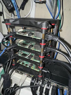 Raspberry Pi Cluster Case by c0ntr07 - MakerWorld