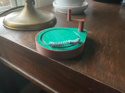 Inchworm Caterpillar Automaton by JKHE MakerWorld: Download Free 3D Models