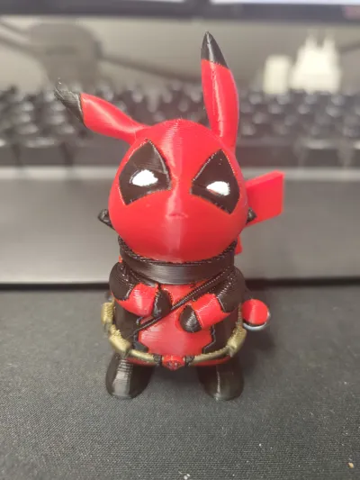 4 Color Pikachu/Deadpool, AKA PikaPool, DeadChu Remixed by ...