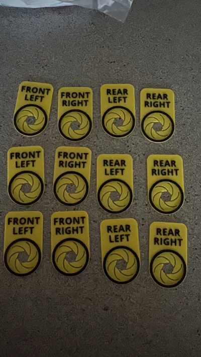 Wheel Tag Wheel tags - turbine twist fit by runemg - MakerWorld