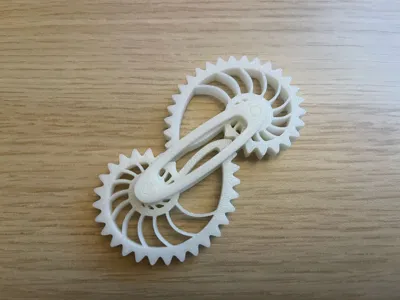 Nautilus gear fidget toy鹦鹉螺齿轮解压玩具 - Free 3D Print Model - MakerWorld