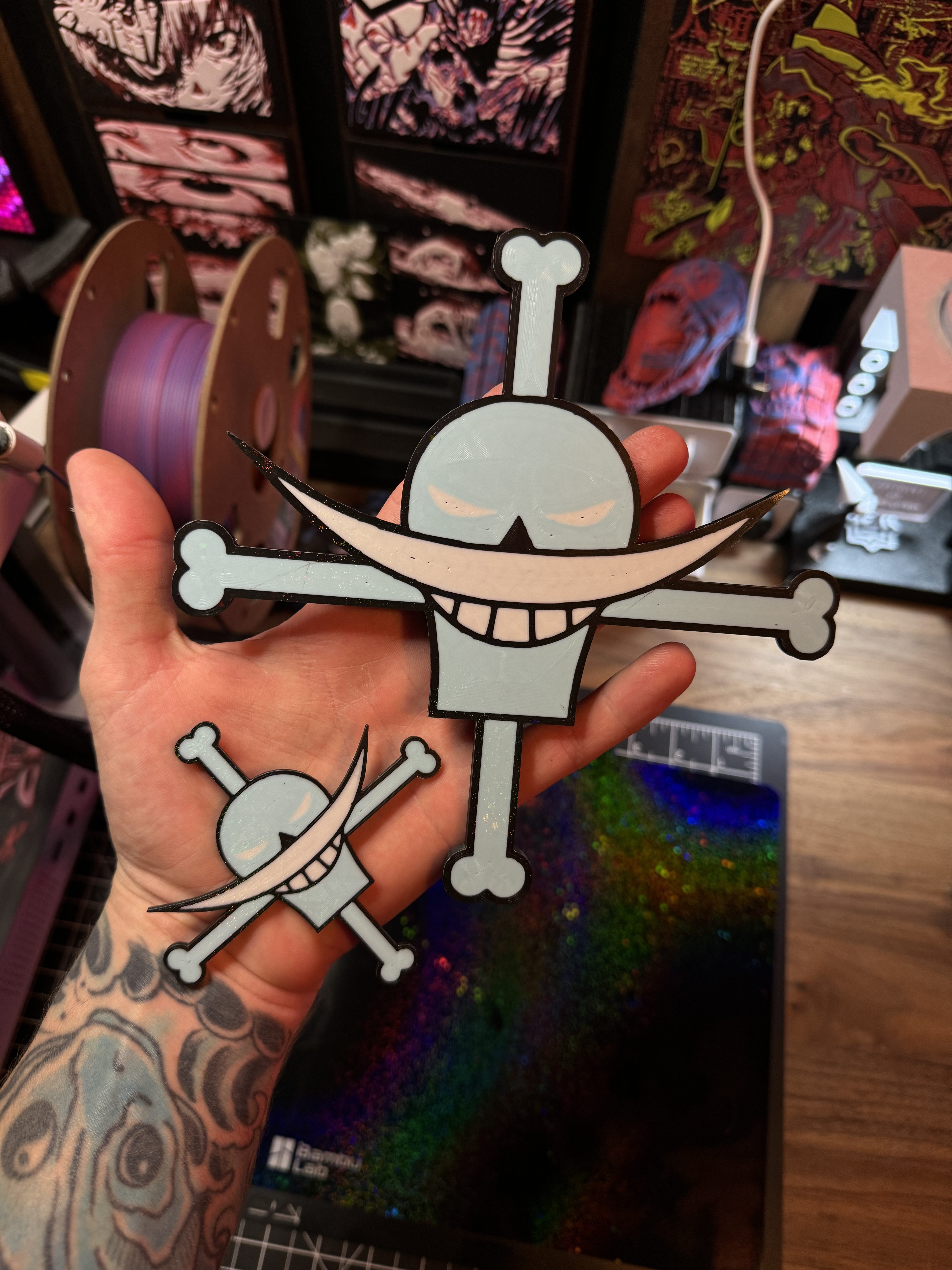 Logotipo de Barba Blanca One Piece - Modelo de impresión 3D gratuito -  MakerWorld, image size:4284x5712