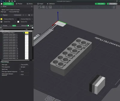 Socket Organizers, Customizable by MottN MakerWorld: Download Free 3D ...