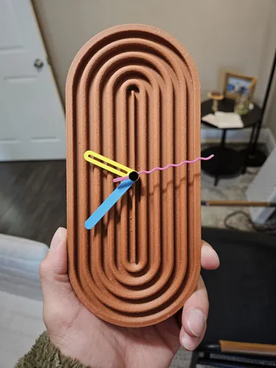 Minimalist Wall Clock Remixed by Matt Sharp - MakerWorld