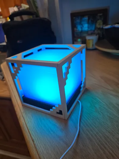 Minecraft Led Lamp Mod Minecraft Beacon Lamp (LED Lamp Kit 001 & WLED) by Jackalolz MakerWorld ...