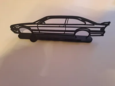 BMW E36 325I - SILHOUETTE + BASE by JC3DESIGN - MakerWorld
