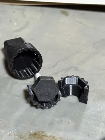 Caster adapter for wire storage rack by bovineblitz MakerWorld ...