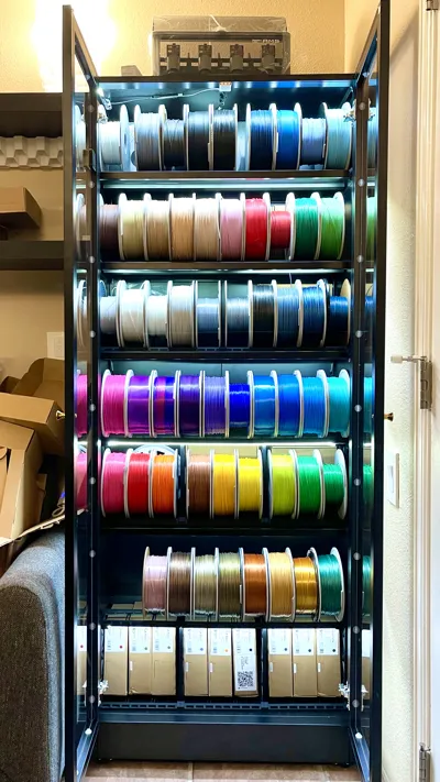 [100% Printable]2 Story Filament Rack W/ Risers Remixed by CrownWalker ...