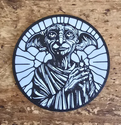 Harry Potter Dobby coaster by jakubhroch - MakerWorld