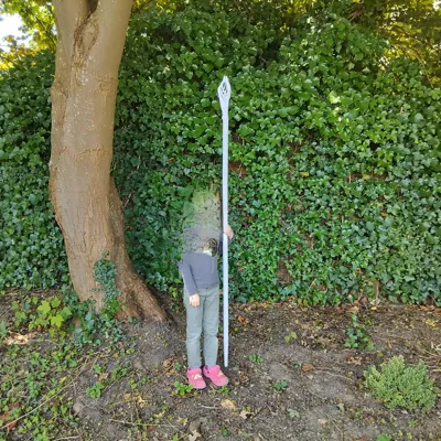 Gandalf the White's Staff - Interlocking - Free 3D Print Model - MakerWorld