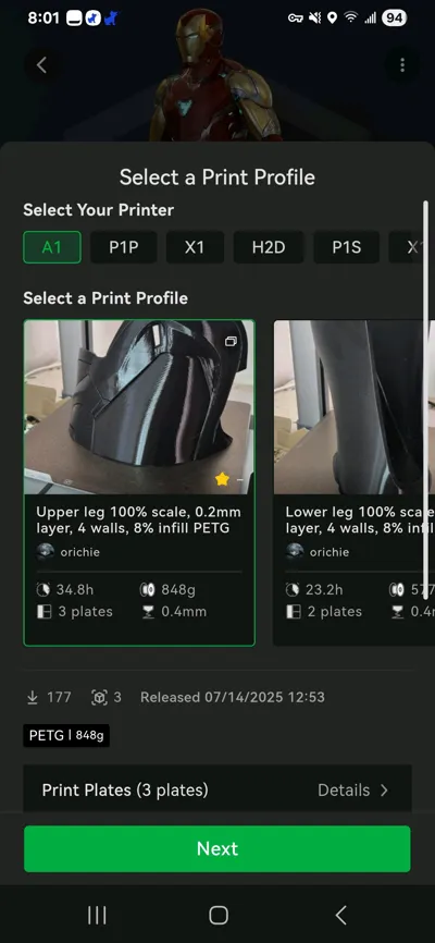 Iron Man Mark 85 Full Suit - Free 3D Print Model - MakerWorld