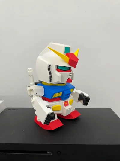Chibi Gundam RX-78 Unleashed - Free 3D Print Model - MakerWorld