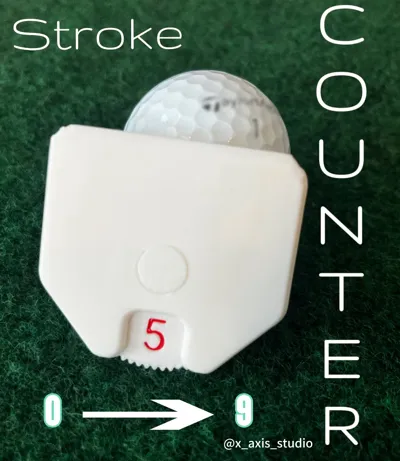 Shot Counter for Golf or Disc Golf by Tyler44 MakerWorld: Download Free ...