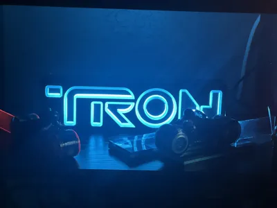 Tron Neon Style LED Lightbox - Free 3D Print Model - MakerWorld