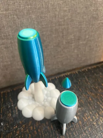 Minimalist Rocket Ship - Free 3D Print Model - MakerWorld