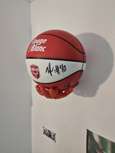 Wall mount ball holder - Free 3D Print Model - MakerWorld