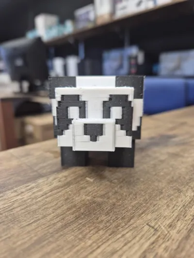 minecraft panda by divido MakerWorld: Download Free 3D Models