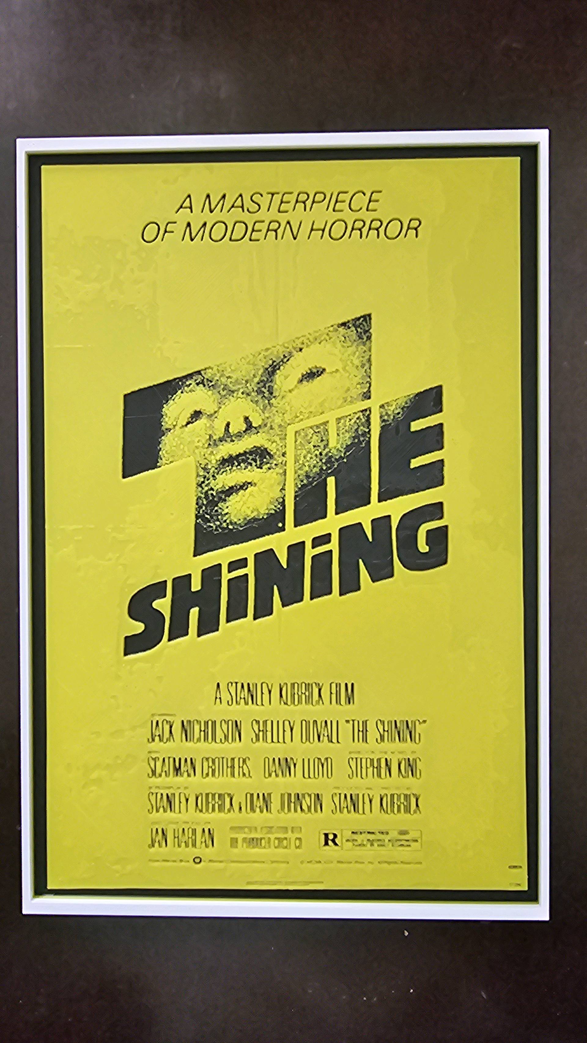 The Shining Movie Poster - Hueforge Art - Free 3D Print Model