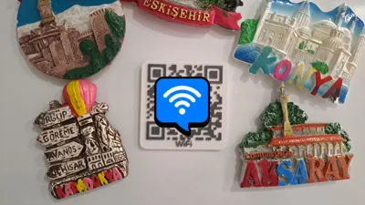 Configurable QR Wifi fridge magnet - Free 3D Print Model - MakerWorld