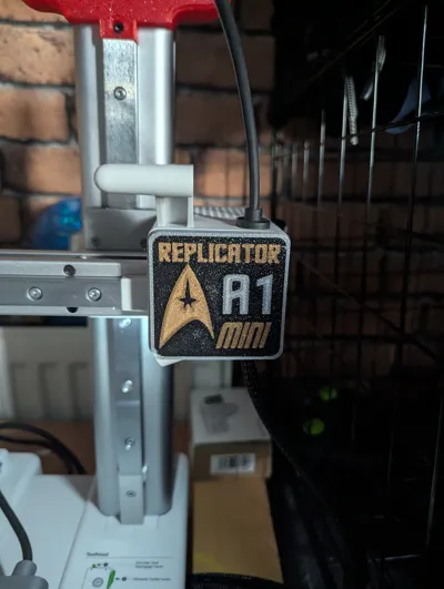 Replicator Sign A1-Mini | Star Trek Replicator |Printer Label/Sign Remixed by BRE3DLOVE ...