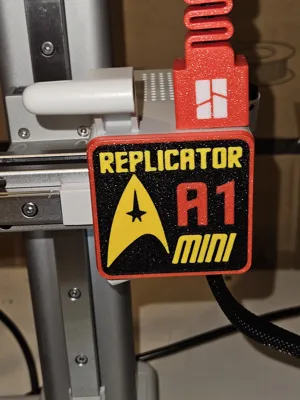 Replicator Sign A1-Mini | Star Trek Replicator |Printer Label/Sign Remixed by BRE3DLOVE ...