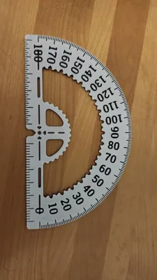 Protractor Remixed by 夏至 - MakerWorld