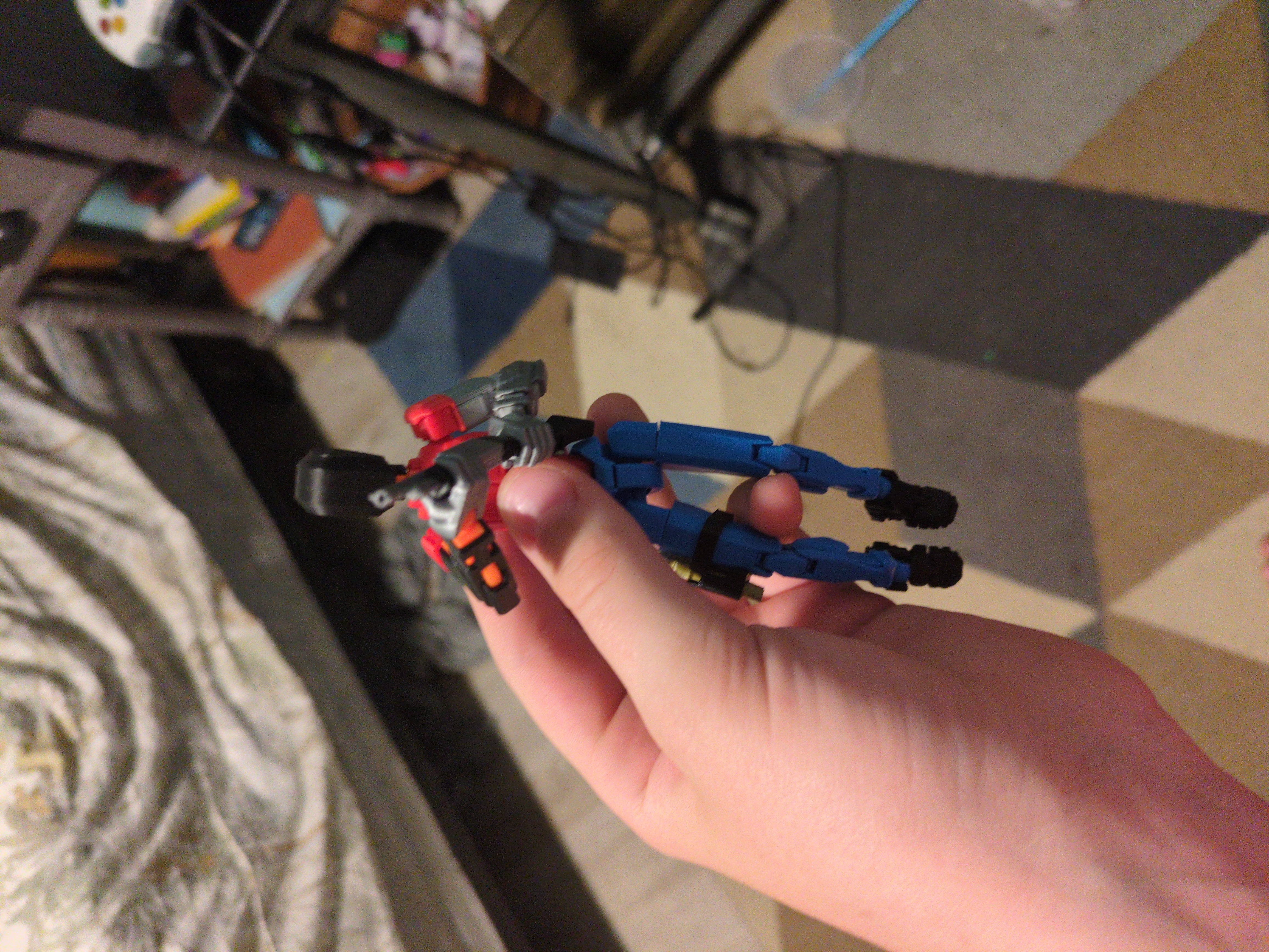 Dummy 13 Open Hand Grip | Character Frame Mod - Free 3D Print