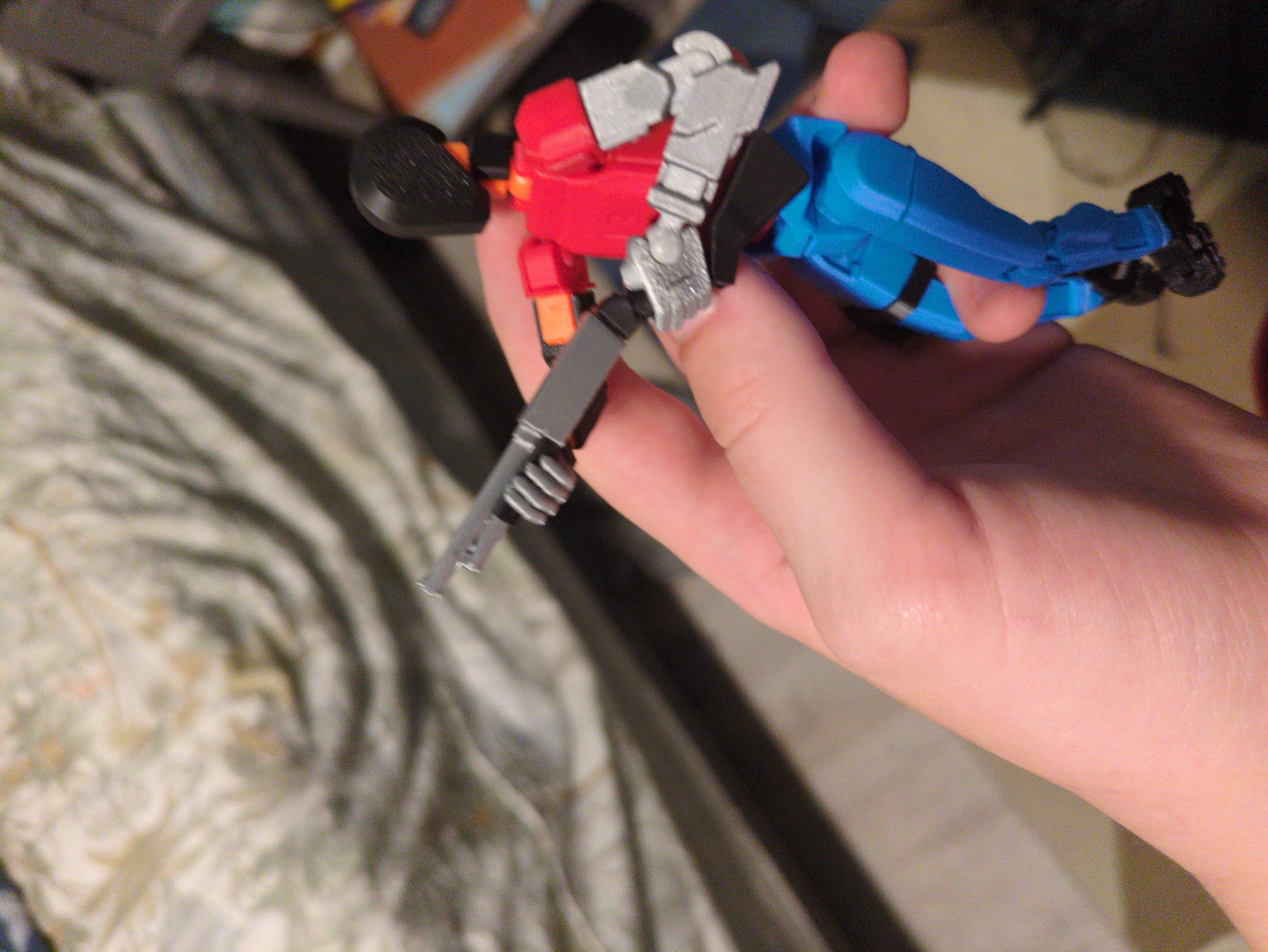 Dummy 13 Open Hand Grip | Character Frame Mod - Free 3D Print