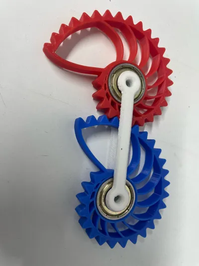 Nautilus Gears Fidget - Free 3D Print Model - MakerWorld