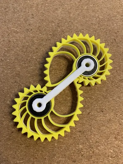 Nautilus Gears Fidget Remixed by Ocular Dynamic - MakerWorld