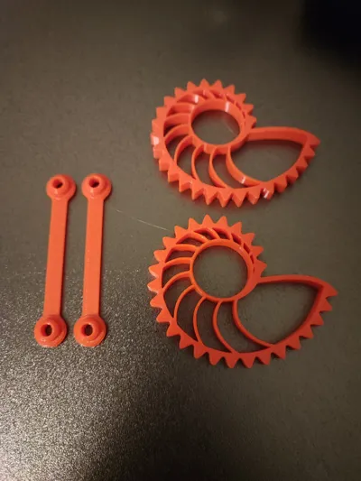 Nautilus Gears Fidget Remixed by Ocular Dynamic - MakerWorld