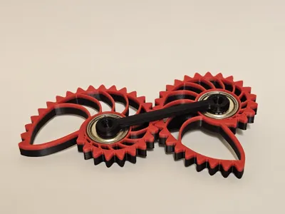Nautilus Gears Fidget Remixed by Ocular Dynamic - MakerWorld