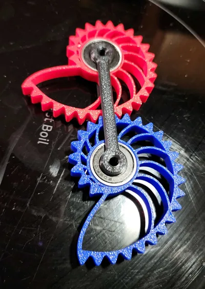 Nautilus Gears Fidget - Free 3D Print Model - MakerWorld
