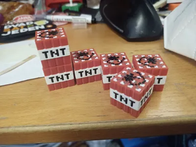 Minecraft TNT Fridge Magnet Block By Phalanx MakerWorld Download Free Minecraft TNT Fridge Magnet Block By Phalanx MakerWorld Download Free