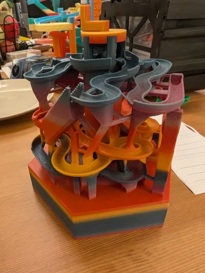 Apex Marble Machine - Motorized Base Remixed by Elegant Marble Machines ...