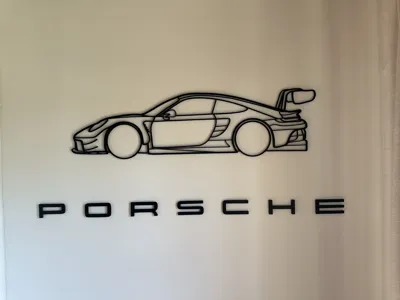 Porsche 911 GT3 RS wall art by ProtopalsMakerWorld: Download Free 3D Models