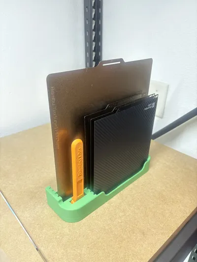 Bambu Lab plates holder and scraper holder by Lukis3DStudio - MakerWorld