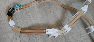 Wooden Train Stackable Riser/Support (Brio / Ikea) by historicc ...