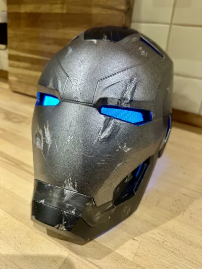 all metal iron man helmet XSociety®️ Official MK5 Iron Man Helmet - in Built Jarvis AI