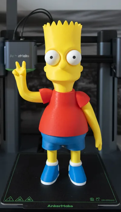 Bart Simpson - Multi Part by Playco3D MakerWorld: Download Free 3D Models
