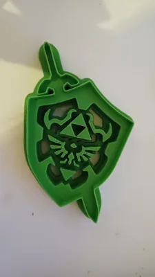 Zelda - Master Sword and Shield - Cookie Cutter by jjbrunton - MakerWorld