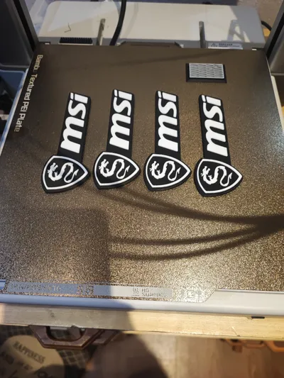 MSI Badge (GPU Support Riser Compatible) by dakjones82 - MakerWorld