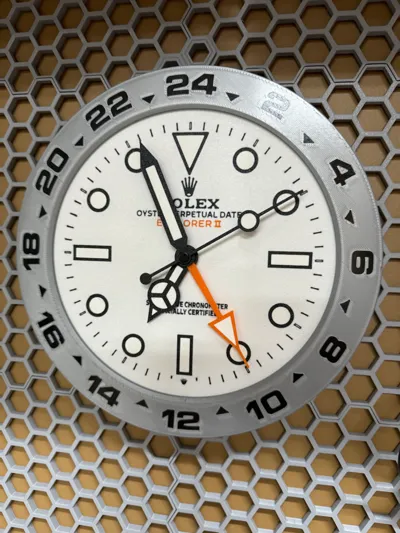 Rolex Explorer II GMT Clock by Grant MakerWorld: Download Free 3D Models